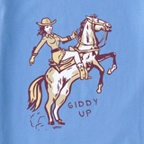 Life Is Good Women's Giddy Up Crusher-lite Vee