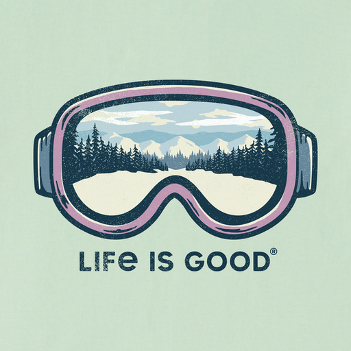 Life Is Good Women's Goggles Trail View Long Sleeve Crusher Tee