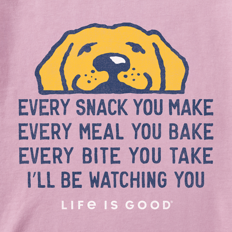 Life Is Good Women's I'll Be Watching You Long Sleeve Crusher Tee