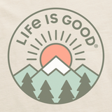 Life Is Good Women's Lig Mountain Sunrise Long Sleeve Crusher Tee