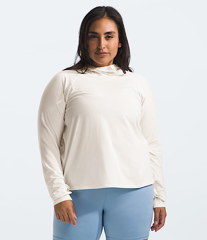 The North Face Womens Adventure Sun Hoodie - White Dune White Dune