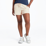 Life Is Good Women's Solid Crusher-FLEX Short - Putty White Putty White