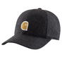 Carhartt Wool Blend C Patch Cap - Black Heather