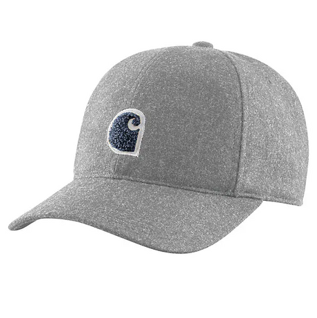 Carhartt Wool Blend C Patch Cap - Heather Gray