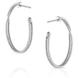 Montana Silversmiths Wrapped Around You Hoop Earrings