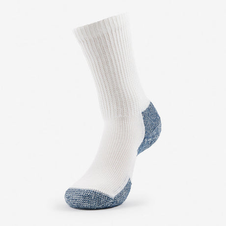 Thorlo Maximum Cushion Crew Running Sock - White/Navy White/Navy