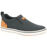 XTRATUF Men's Canvas Sharkbyte Deck Shoe - Black Black / Medium