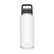 Yeti Water Bottle with Chug Cap White