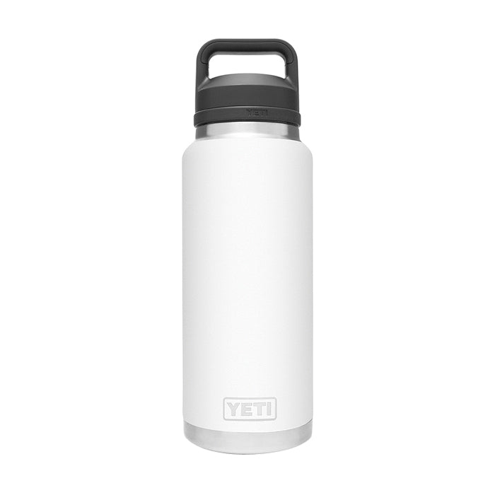 Yeti Water Bottle with Chug Cap White