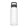 Yeti Water Bottle with Chug Cap White