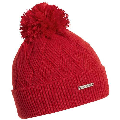 Turtle Fur Recycled Victoria Pom Beanie - Fire Fire