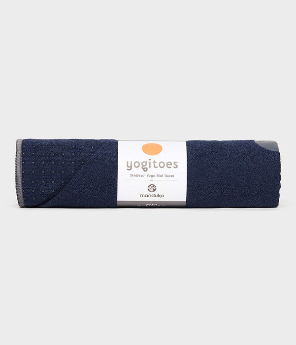 Manduka Yogitoes Skidless Yoga Mat Towel Midnight