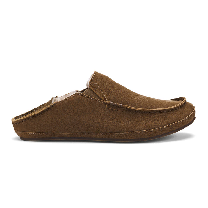 Olukai Men's Moloa Slipper - Kona Coffee/Kona Coffee Kona Coffee/Kona Coffee