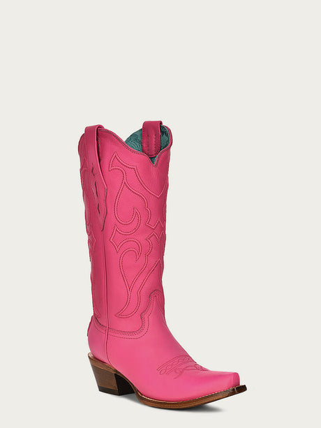 Corral Boots Pink 13" Snip Toe Boot Pink