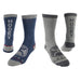 Hooey Athletic Crew Socks - 2 Pack Navy & Dark Grey