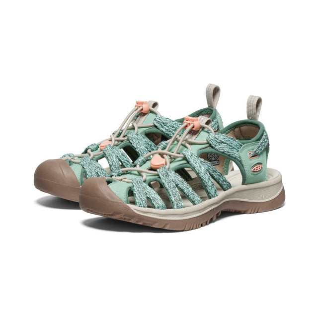 Keen Women's Whisper Sandal - Granite Green/Peach Parfait Granite Green/Peach Parfait