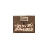 Ariat Digital Camo Bifold Leather Wallet Medium Brown Digi Camo / Bifold