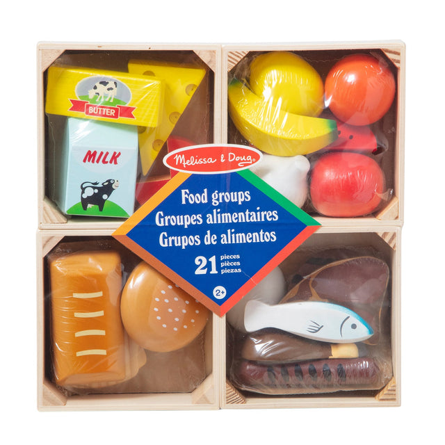 Melissa & Doug Food Groups-wooden Play Food