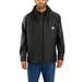 Carhartt Men's Rain Defender Relaxed Fit Heavyweight Hooded Shirt Jacket Black / REG