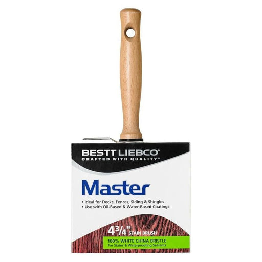Bestt Liebco Master 4-3/4 In. Flat Stain Brush No.123 4-3/4 in. / 1-1/8 in.