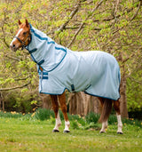 Horseware Ireland Amigo Bug Rug Fly Sheet (0g Light) - Azure Blue / Navy & Electric Blue / Azure Blue / Navy & Electric Blue