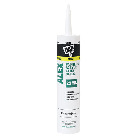 Dap Inc. ALEX Painter's Acrylic Latex Caulk - White 10.1 oz. / White