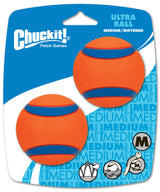 Chuckit! Ultra Ball Dog Toy 2 Pack - Small / Medium Orange / Blue /  / 2 Pack