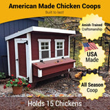 OverEZ Chicken Coop Large Chicken Coop - Up to 15 Chickens