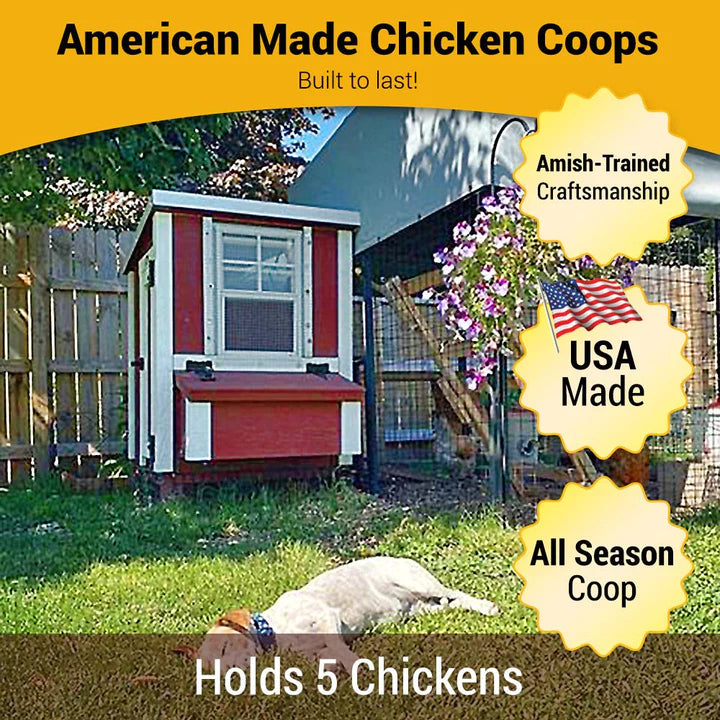 OverEZ Chicken Coop Small Chicken Coop - Up to 5 Chickens