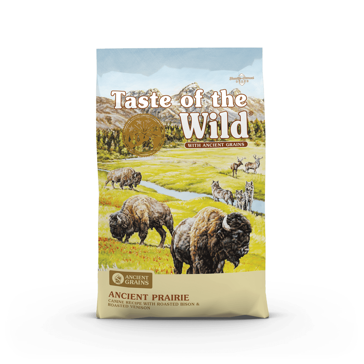 Taste of the Wild Ancient Prairie Canine Recipe with Roasted Bison & Roasted Venison - 14 LB Roasted Bison & Roasted Venison