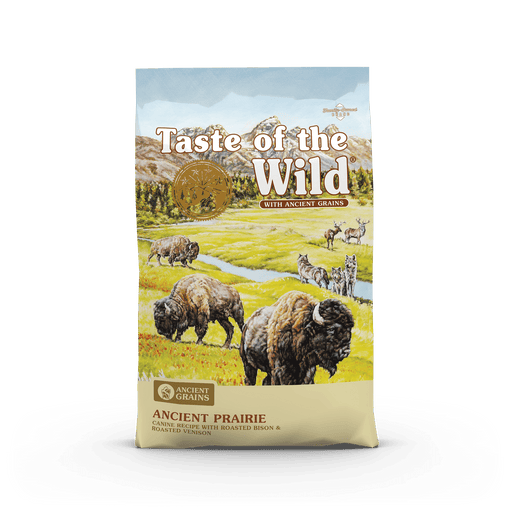 Taste of the Wild Ancient Prairie Canine Recipe with Roasted Bison & Roasted Venison - 28 LB Roasted Bison & Roasted Venison
