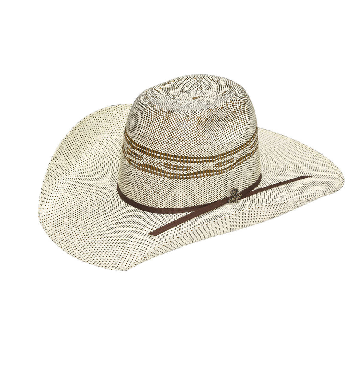 Ariat Mens Punchy Bangora Straw Hat Natural