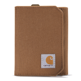 Carhartt Nylon Duck Trifold Wallet Carhartt Brown