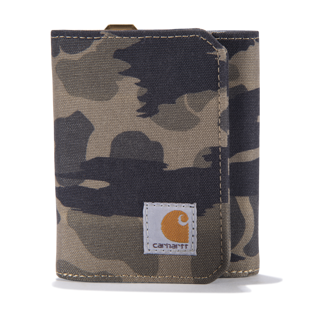 Carhartt Nylon Duck Trifold Wallet Blind Duck Camo