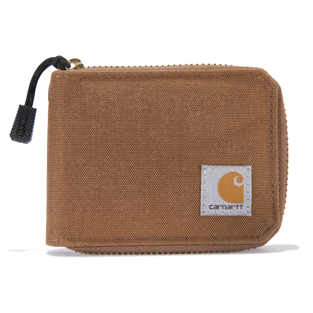 Carhartt Nylon Duck Zipper Wallet Carhartt Brown