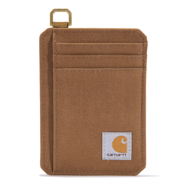 Carhartt Nylon Duck Front Pocket Wallet Carhartt Brown