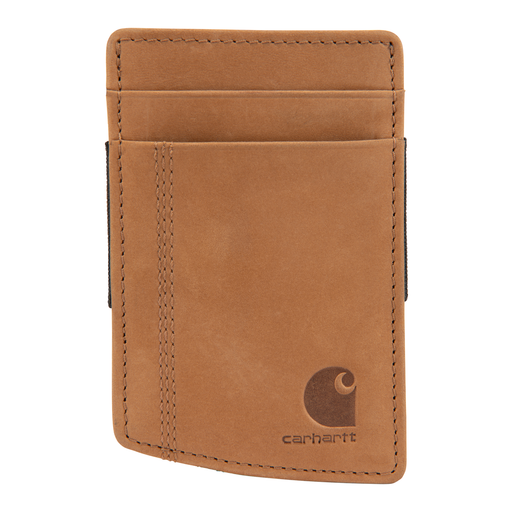 Carhartt Saddle Leather Front Pocket Wallet Brown