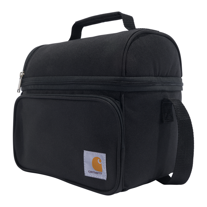 Carhartt Insulated 12 Can Two Compartment Lunch Cooler Black