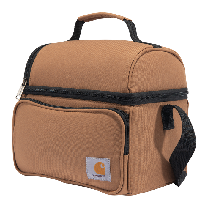 Carhartt Insulated 12 Can Two Compartment Lunch Cooler Carhartt Brown
