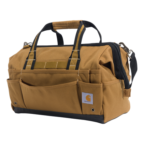 Carhartt 16-Inch 30 Pocket Heavyweight Tool Bag Carhartt Brown