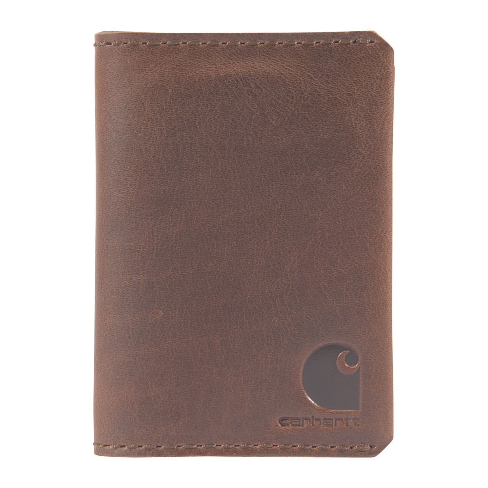 Carhartt Craftsman Leather Front Pocket Bifold Wallet ...