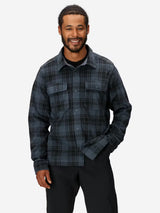 Marmot Mens Felton Fleeve Long Sleeve Thunderhead plaid
