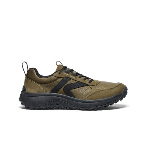 Keen Men's KS86 Leather Sneaker - Dark Olive/Black Dark Olive/Black