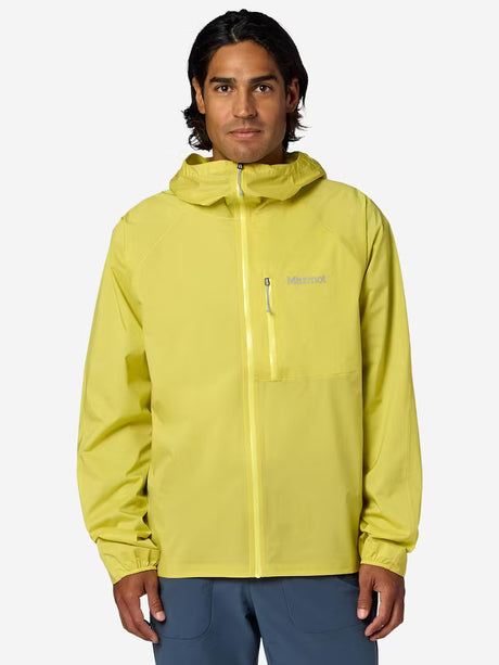 Marmot Mens Superalloy Bio Rain Jacket Limelight