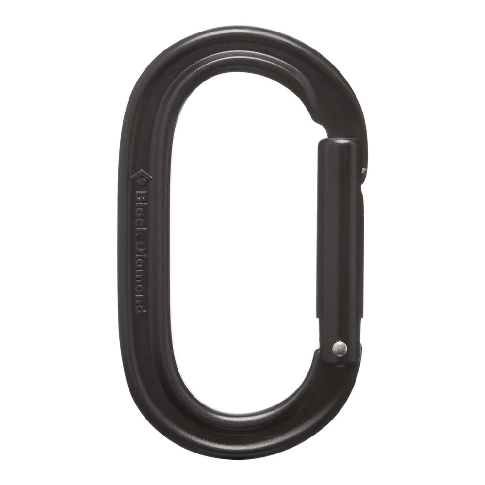 Black Diamond Equipm Oval Carabiner Black Black