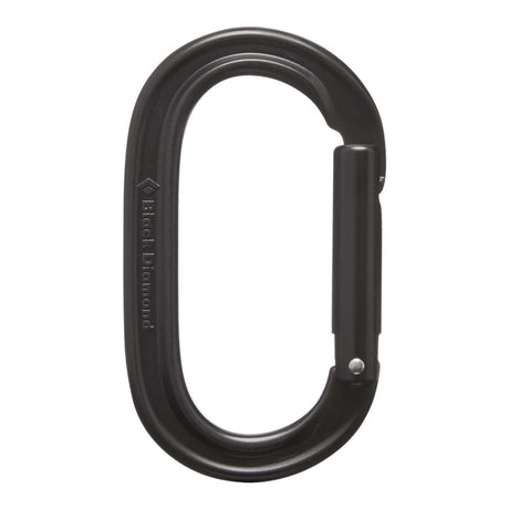 Black Diamond Equipm Oval Carabiner Black Black