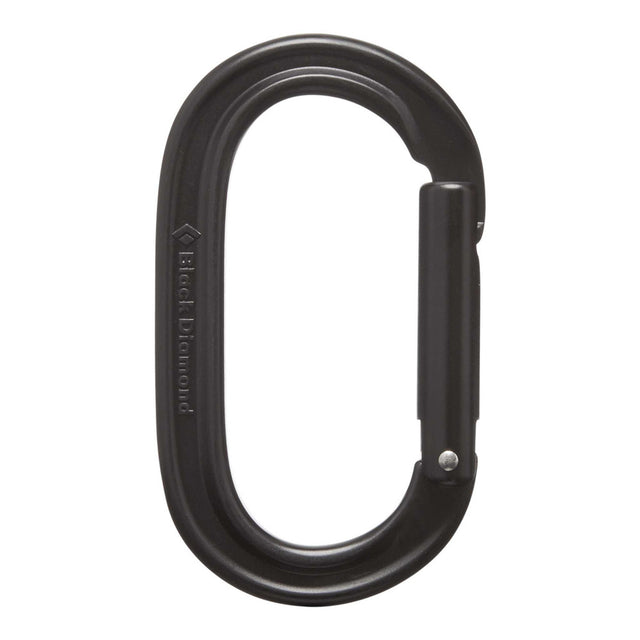 Black Diamond Equipm Oval Carabiner Black Black