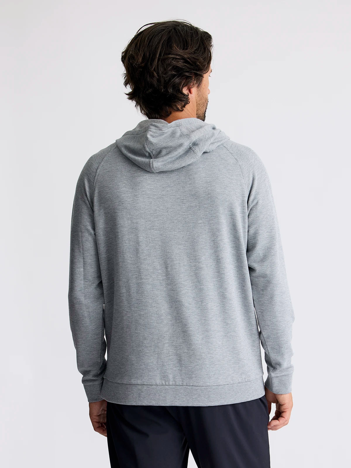 Free Fly Apparel Men's Bamboo Lightweight Fleece Hoodie - Heather Grey Heather Grey