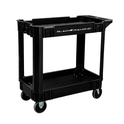 Black Diamond 500lb Capacity 2 Shelf Utility Cart