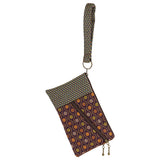 Maruca Beetle Wristlet Peacock wine